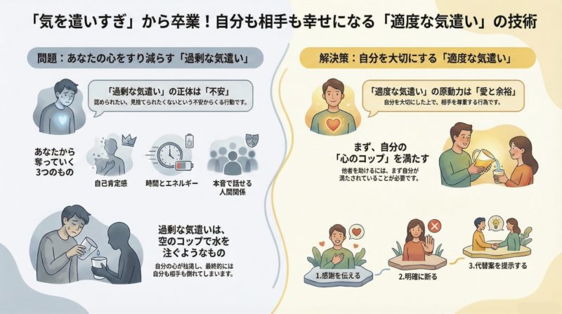 適度な気遣いの技術と心構え