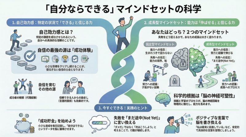 自信を生むマインドセットの科学