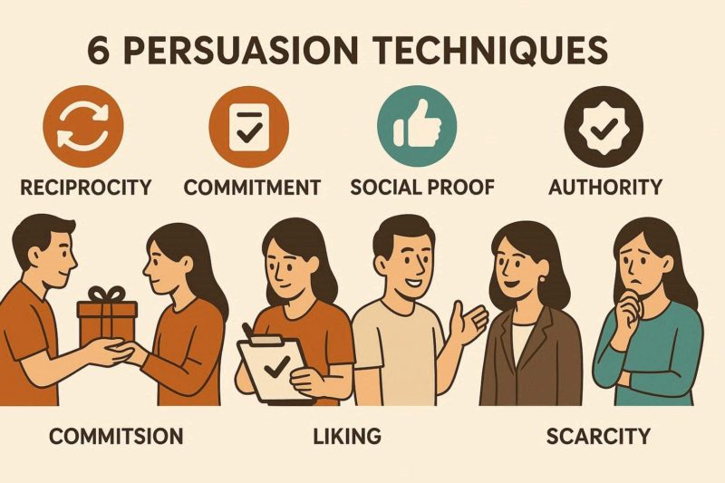相手の心理を利用する「6つの説得テクニック」