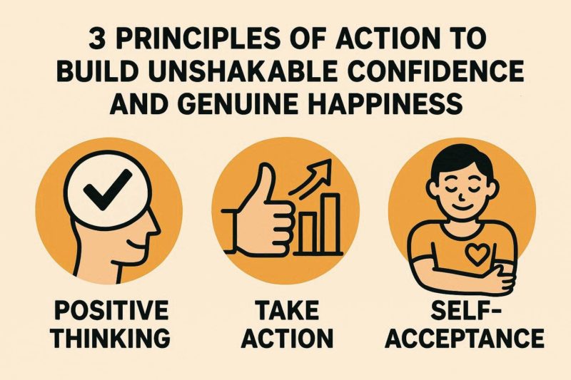 揺るぎない自信と本物の幸せを築く3つの行動原則