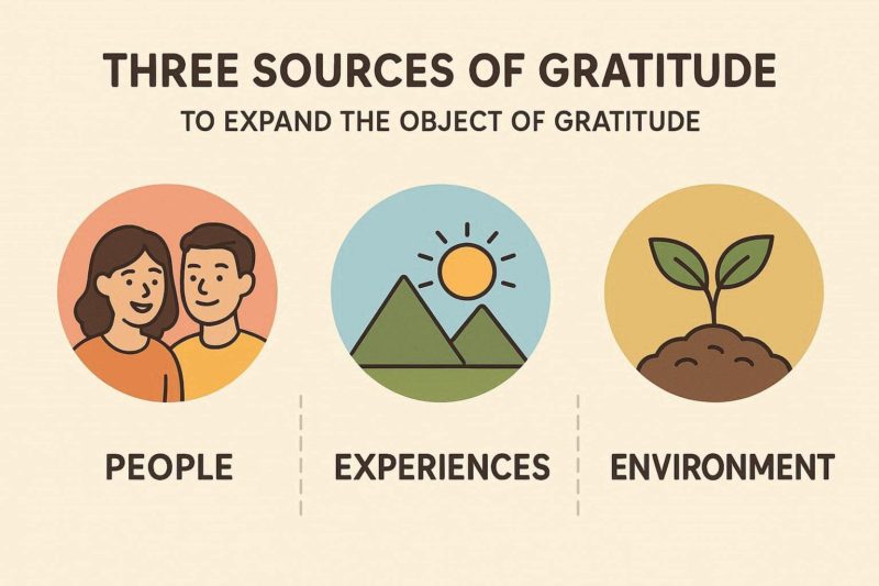 感謝の対象を広げる「三つの感謝の源」