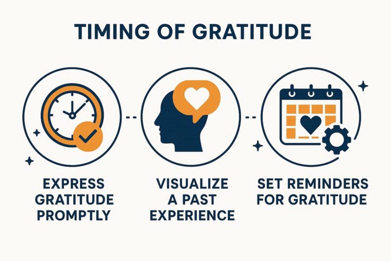 感謝のタイミングを見逃さない「三つの戦略」