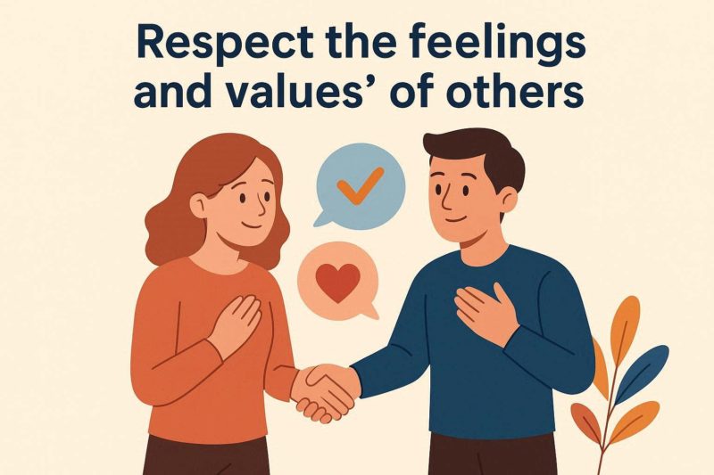 他者の「気持ちと価値観」を尊重して受け止める
