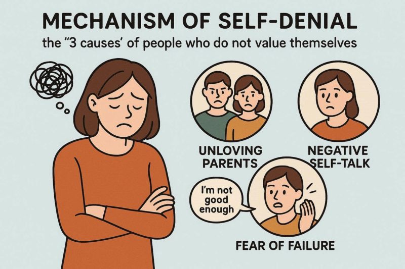 自己否定のメカニズム：自分を大切にしない人の「3つの原因」