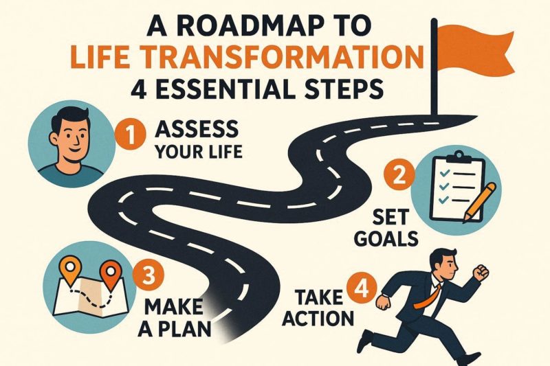 人生変革のロードマップ：4つの必須ステップ