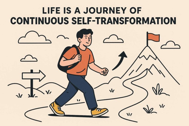 人生は「継続的な自己変革」の旅である