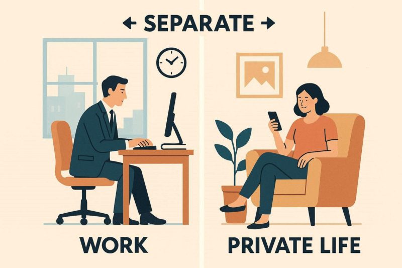 【境界設定理論】仕事とプライベートを物理的・心理的に「分ける」