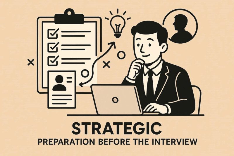 面談前の「戦略的」準備（好印象は準備で決まる）