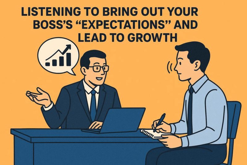 上司の「期待」を引き出し、成長につなげる傾聴術