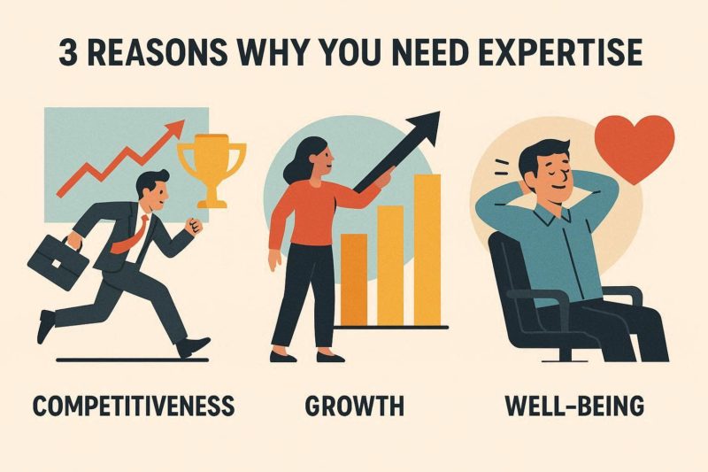 専門性が必要な3つの理由：競争力、成長、そして幸福