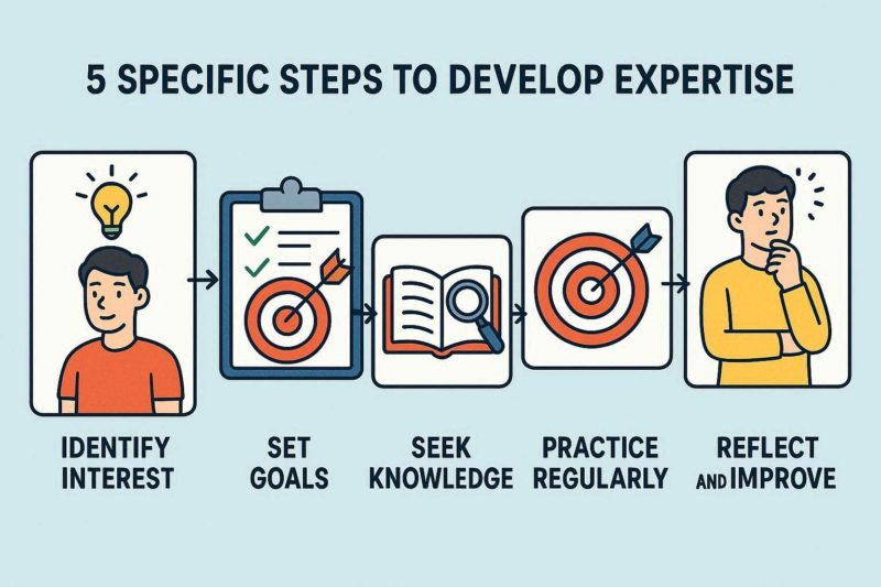 専門性を身につけるための具体的な5つのステップ