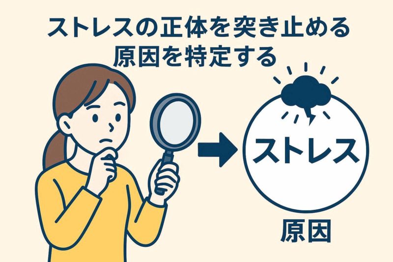 ストレスの「正体」を見つけ、原因を特定する
