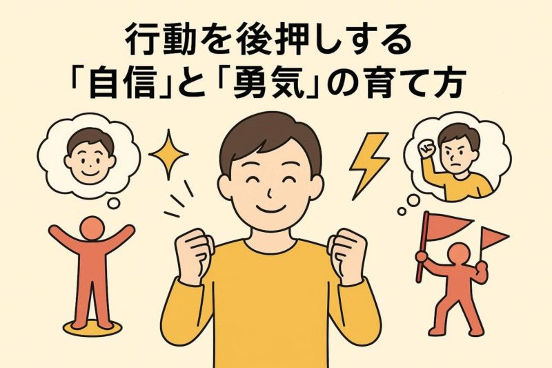 行動を後押しする「自信」と「勇気」の育て方