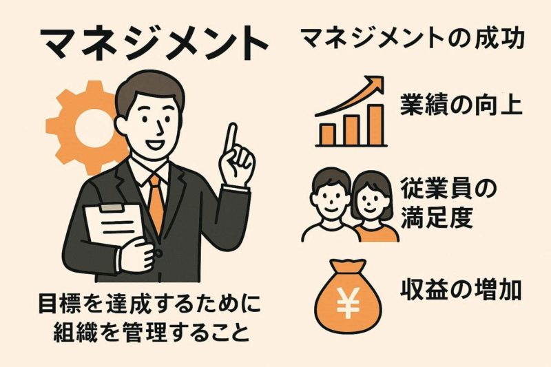 マネジメントの基本定義と成功のメリット