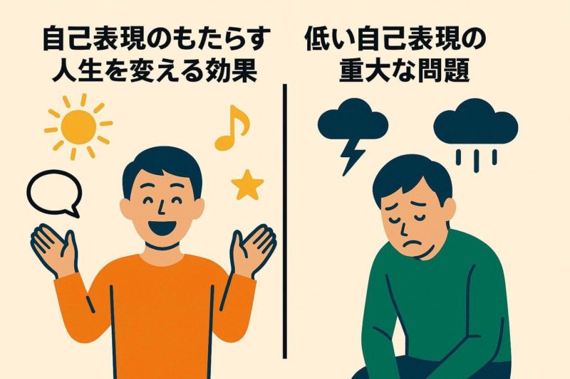 自己表現力がもたらす「人生を変える」メリットと、低いことの深刻なデメリット
