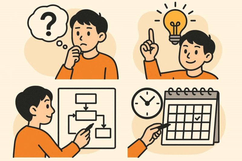 迷いをなくす！「計画とスケジュール」の立て方