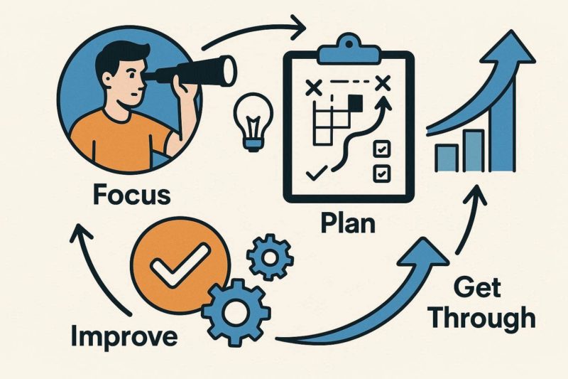 計画を「やり切る」ための集中力と改善サイクル
