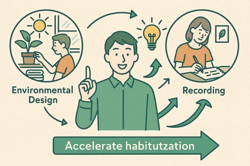 習慣化を加速させる「環境設計」と「記録」の極意
