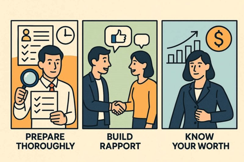 交渉力をさらに高めるための3つの秘訣