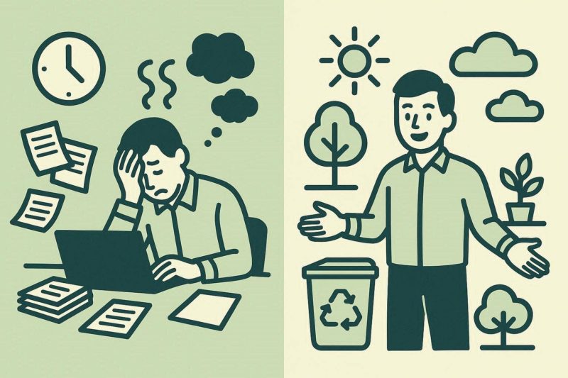 仕事の負荷・環境のストレスを減らすテクニック