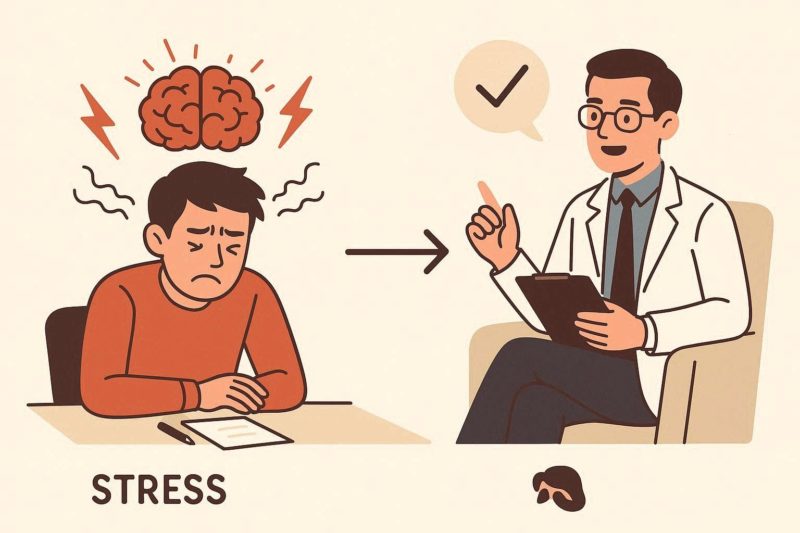ストレスが限界に達したら：専門家への相談をためらわないで