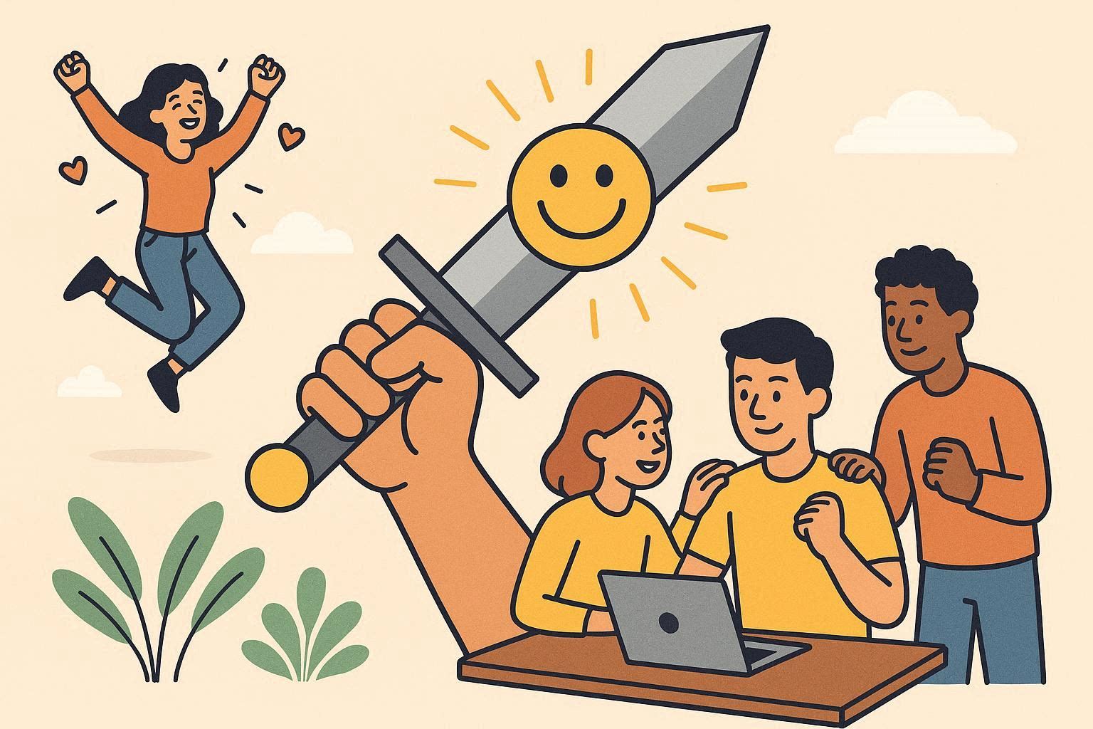 幸福は最強の武器！自己効力感と社会的支援を築き、人生を劇的に改善する