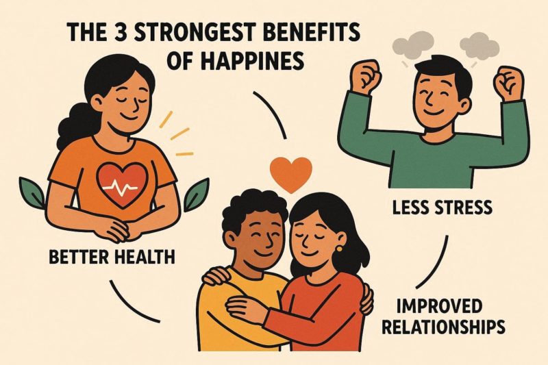 幸福がもたらす3つの最強のメリット：科学が証明する効果
