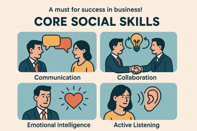 ビジネスで成功するために必須！5つのコア・ソーシャルスキル