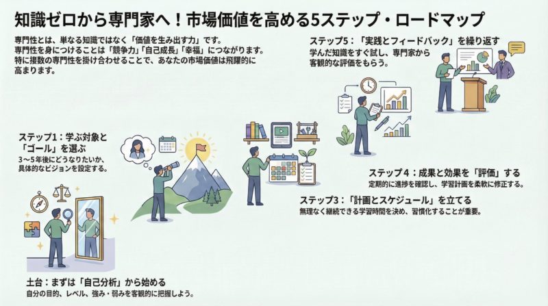 市場価値を高める5ステップ