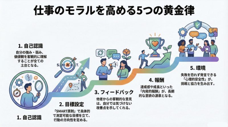 モラルを高める5つの黄金律