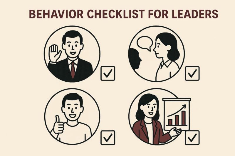 明日からできる!リーダーのための行動チェックリスト