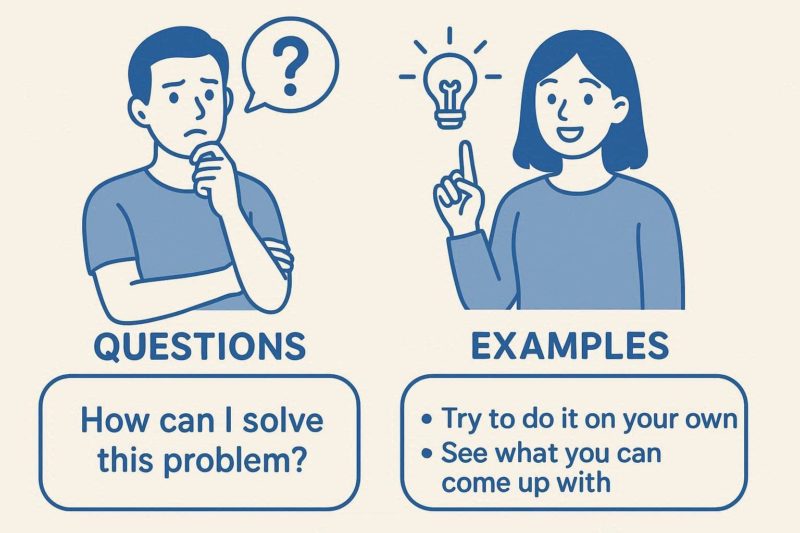 自立性を育む具体的な「問いかけ」と「事例」