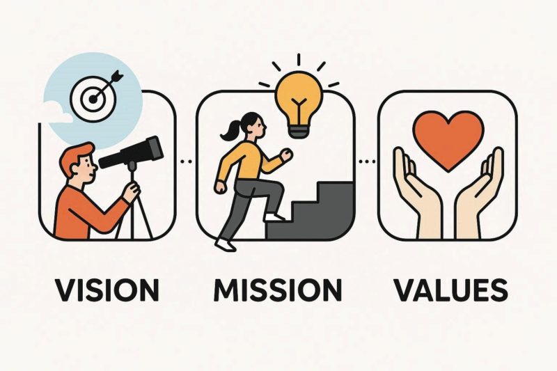 成功の羅針盤!ビジョン・ミッション・バリュー(MVV)の真の力