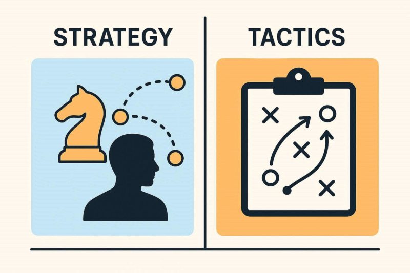 戦略策定の核心!「戦略」と「戦術」の決定的な違い
