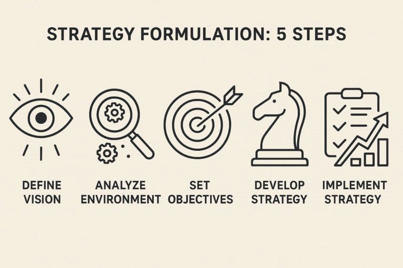 失敗しない戦略策定!科学に基づいた5つのステップ