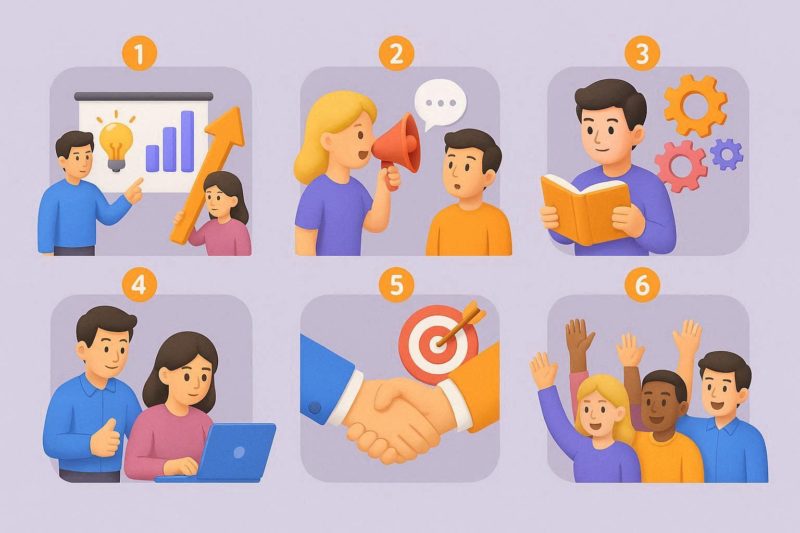 チームメンバーの能力向上を促す6つのステップ